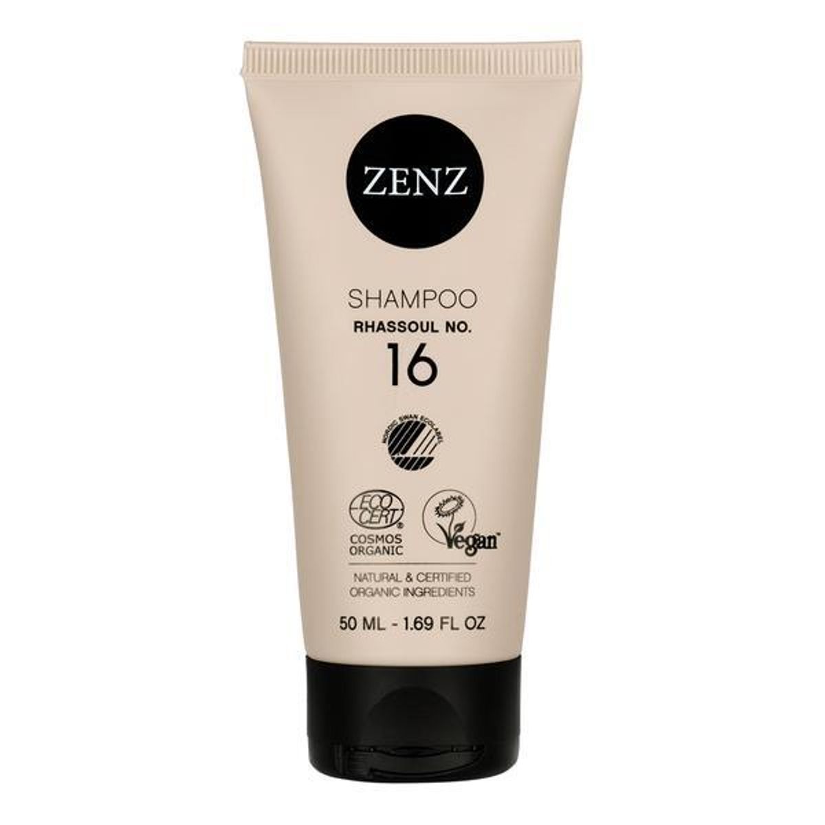 Zenz Organic Shampoo Rhassoul No. 16 - Version 2.0, 50ml.