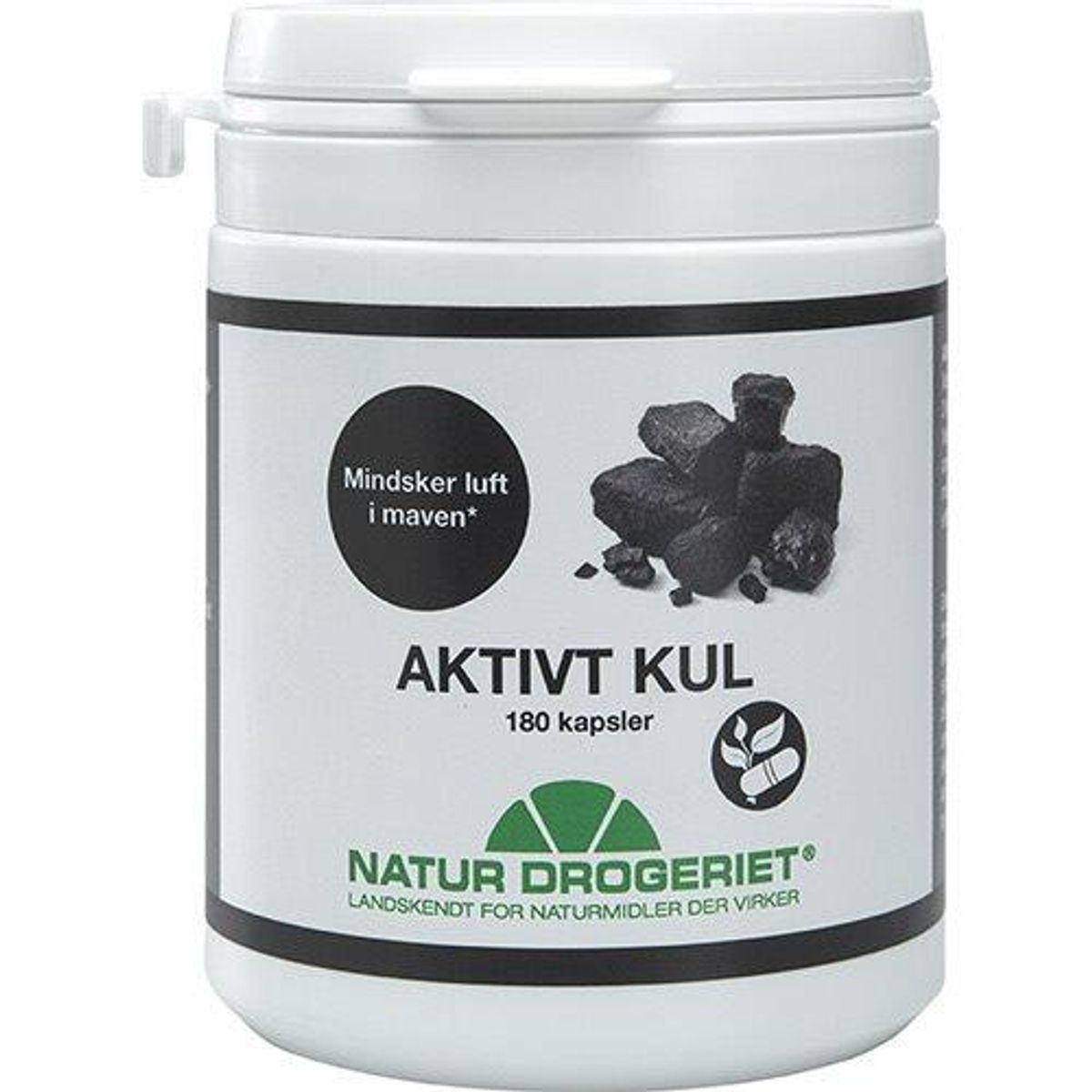 Natur-Drogeriet Aktivt kul, 180kap