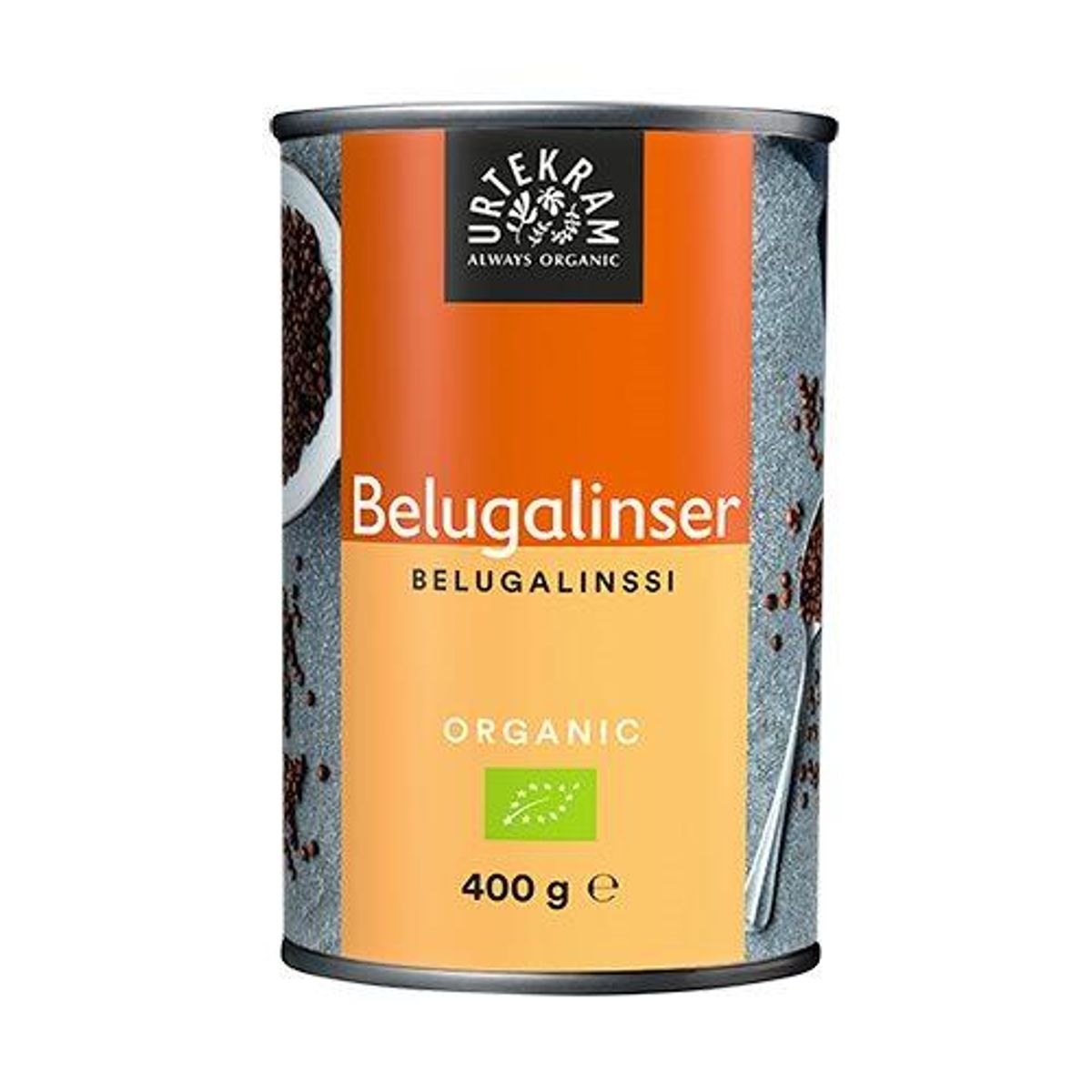 Urtekram Beluga linser Ø, 400g