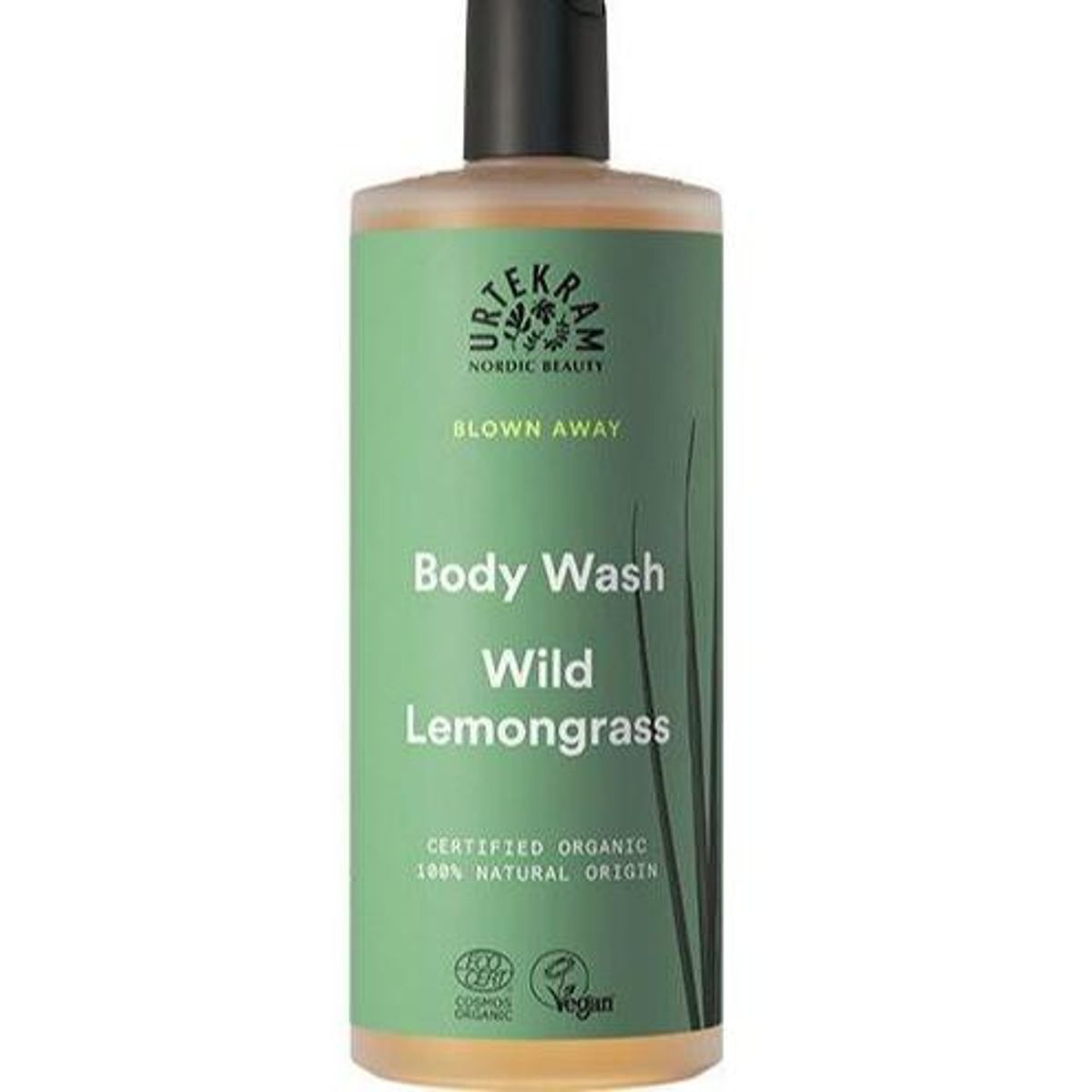 Urtekram Body Wash Wild Lemongrass, 500ml.