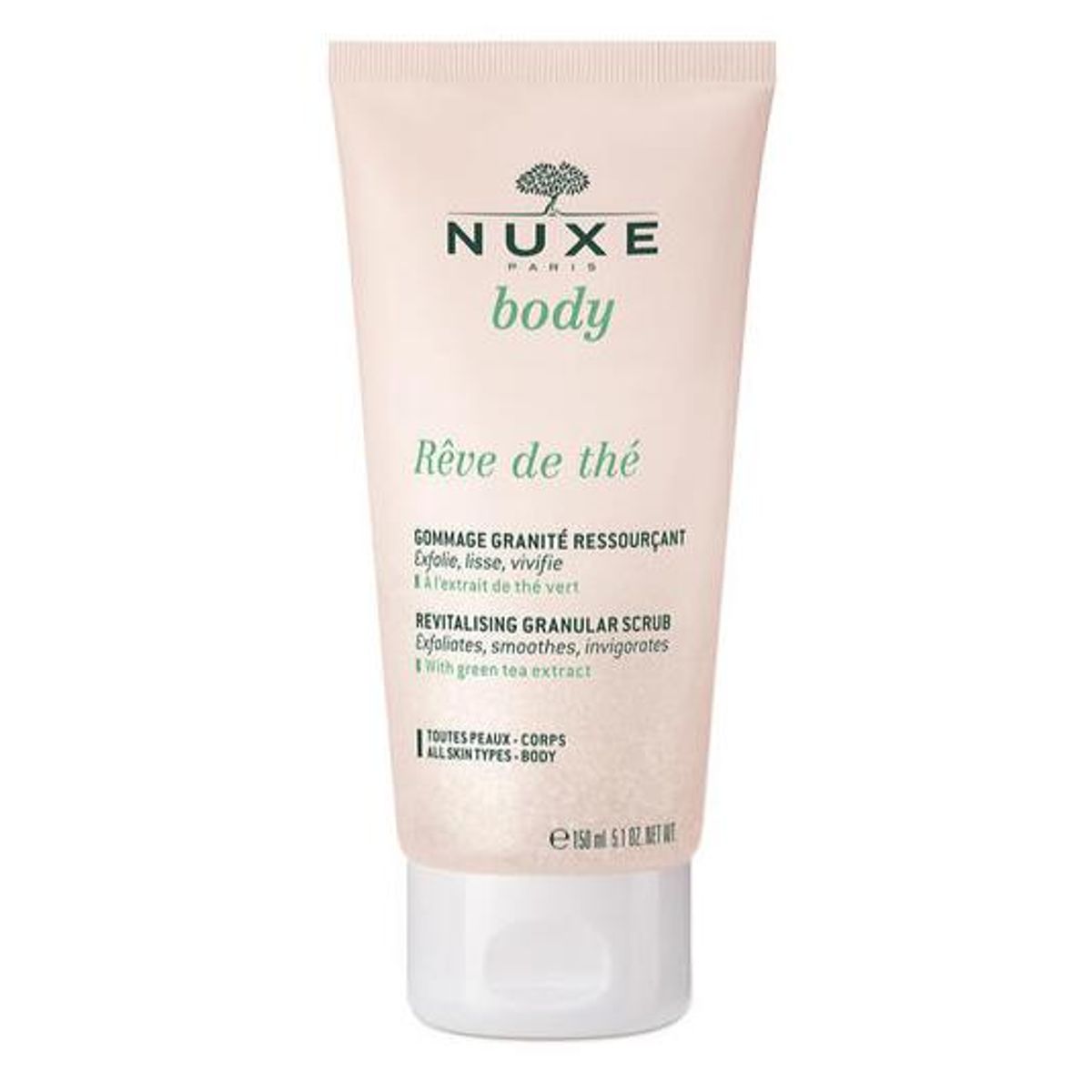 Nuxe Body RÃªve de Thé Revitalising Granular Body Scrub, 150ml.