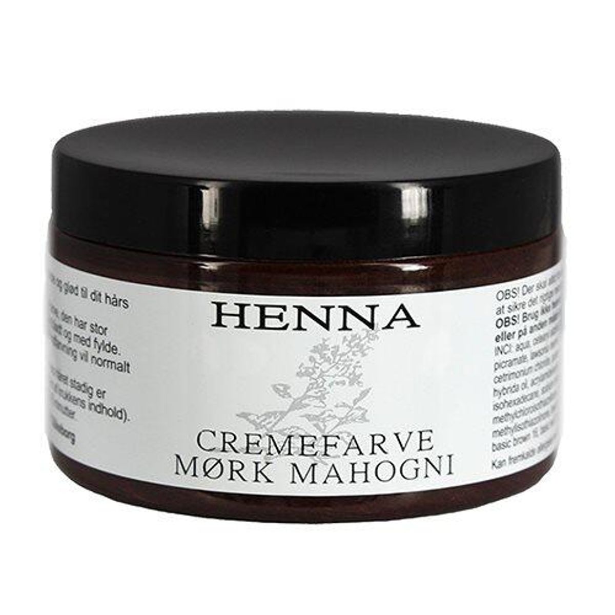 Henna cremefarve mørk mahogni, 140ml