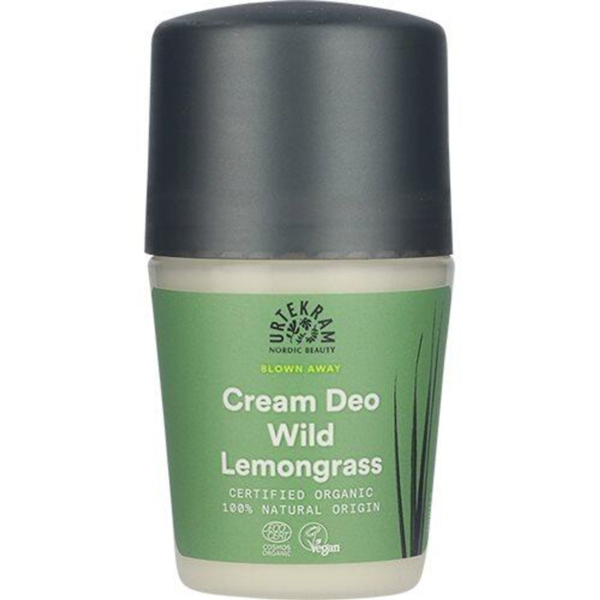 Urtekram Creme deo roll on Wild Lemongrass, 50ml