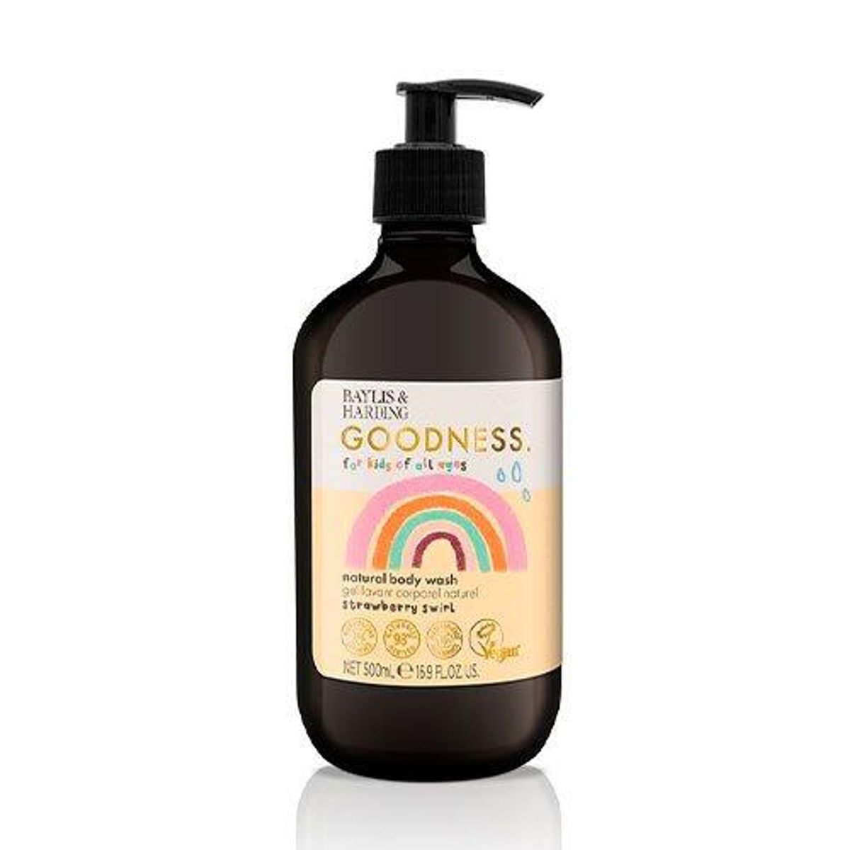 Baylis & Harding Goodness Body Wash Natural for kids, 500ml.