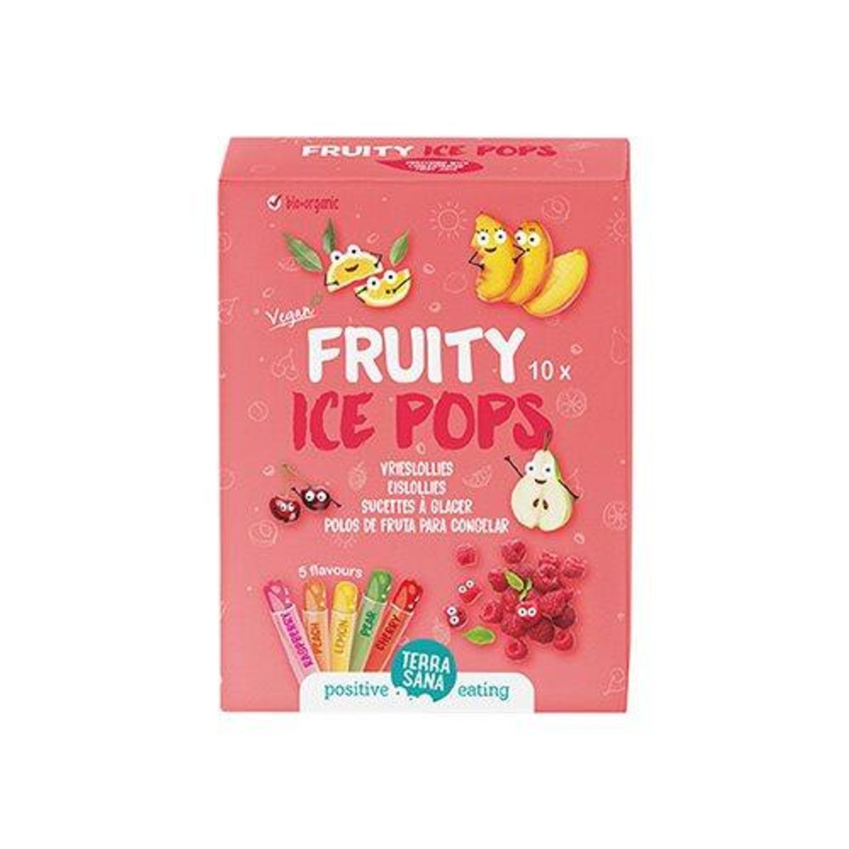 Terrasana Ice Pops Fruity 10x40ml Ø, 400ml