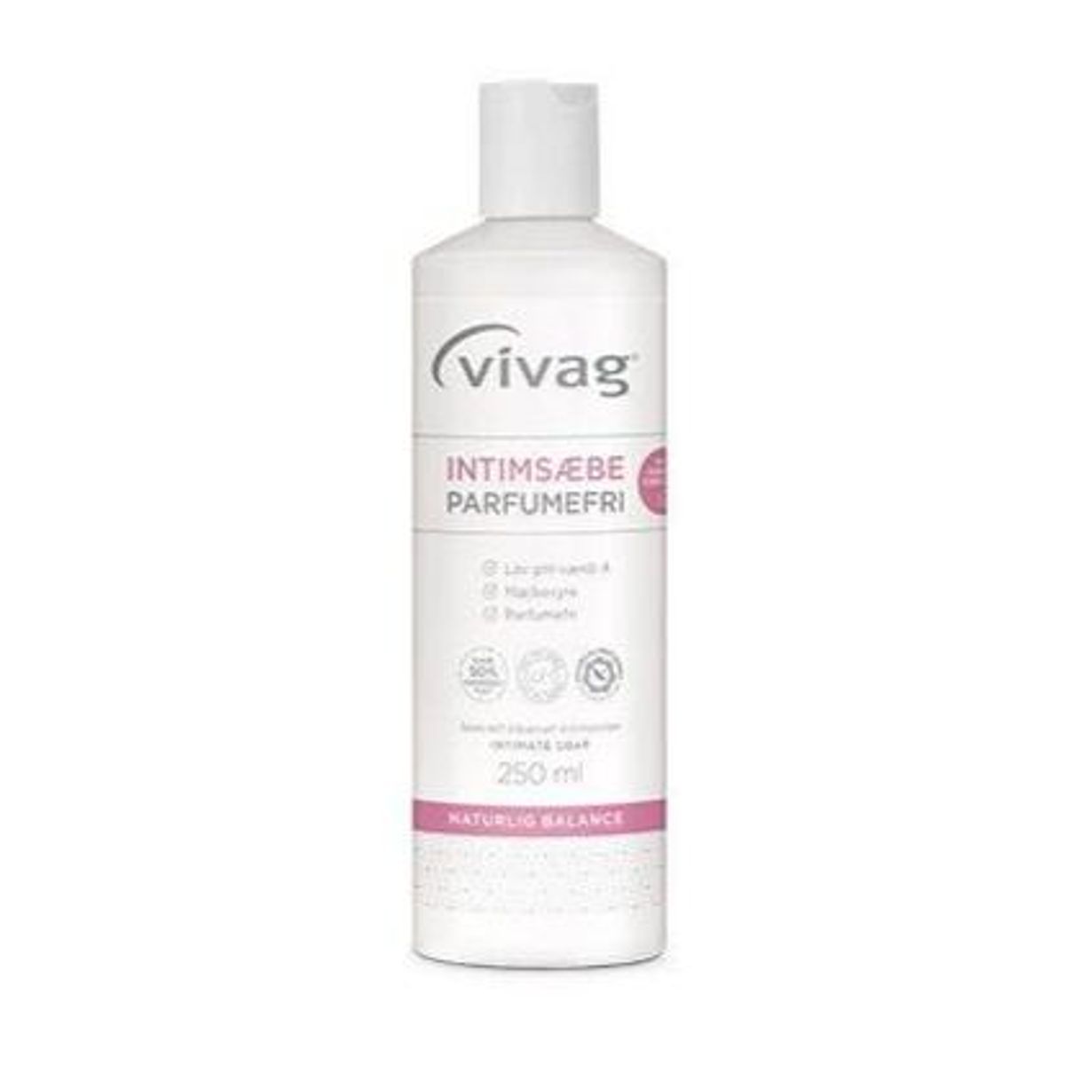 Vivag Intimsæbe Parfumefri, 250ml.