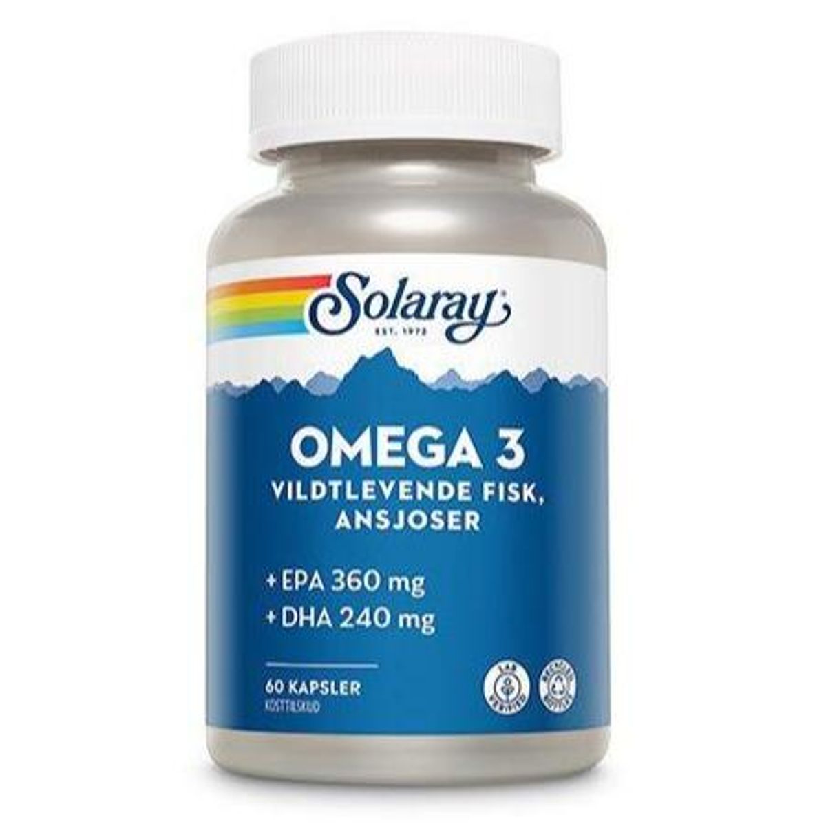 Solaray Omega 3, 60kaps.