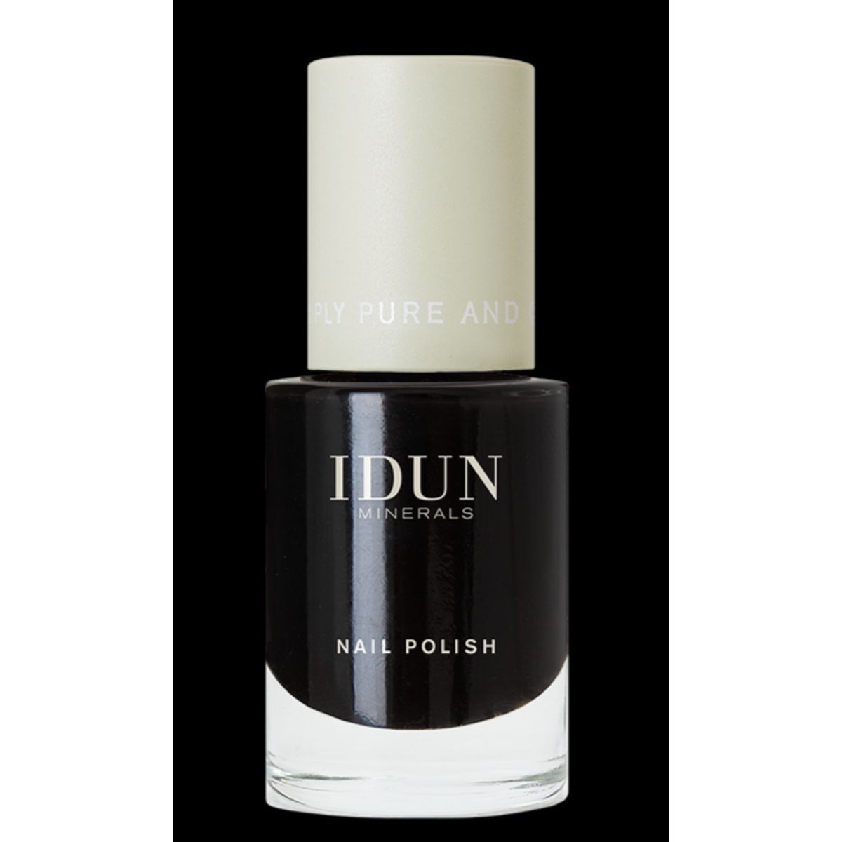 Idun Minerals Nail Polish "Onyx", 11ml.