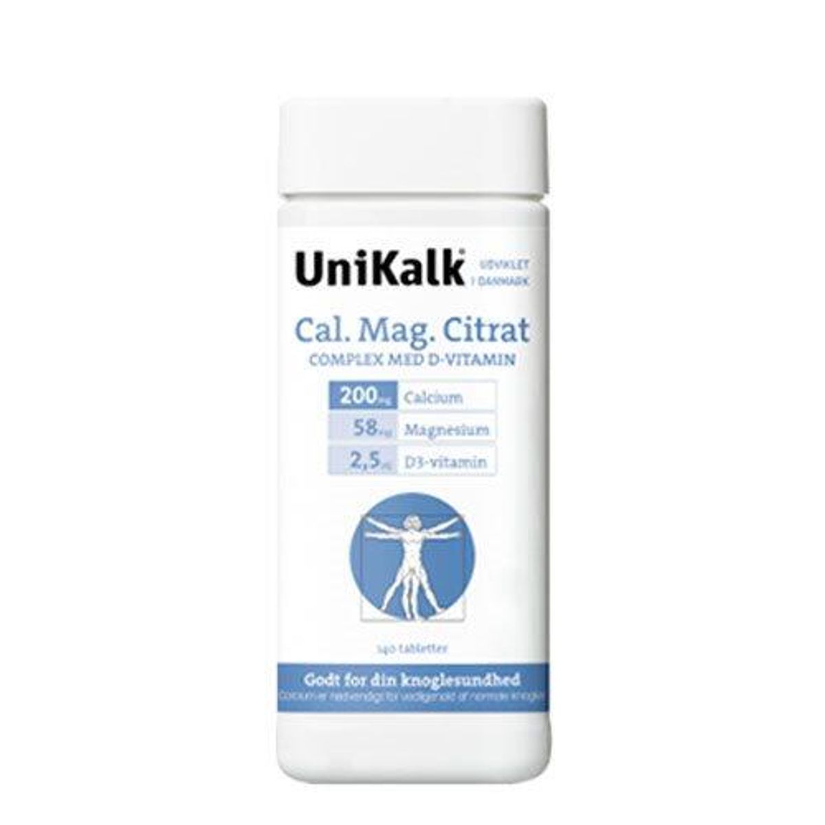 UniKalk Cal-Mag-Citrat, 140tab