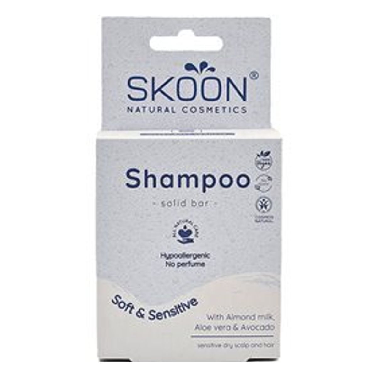 Skoon Solid Shampoo Sensitive Moisture & Care, 90g.