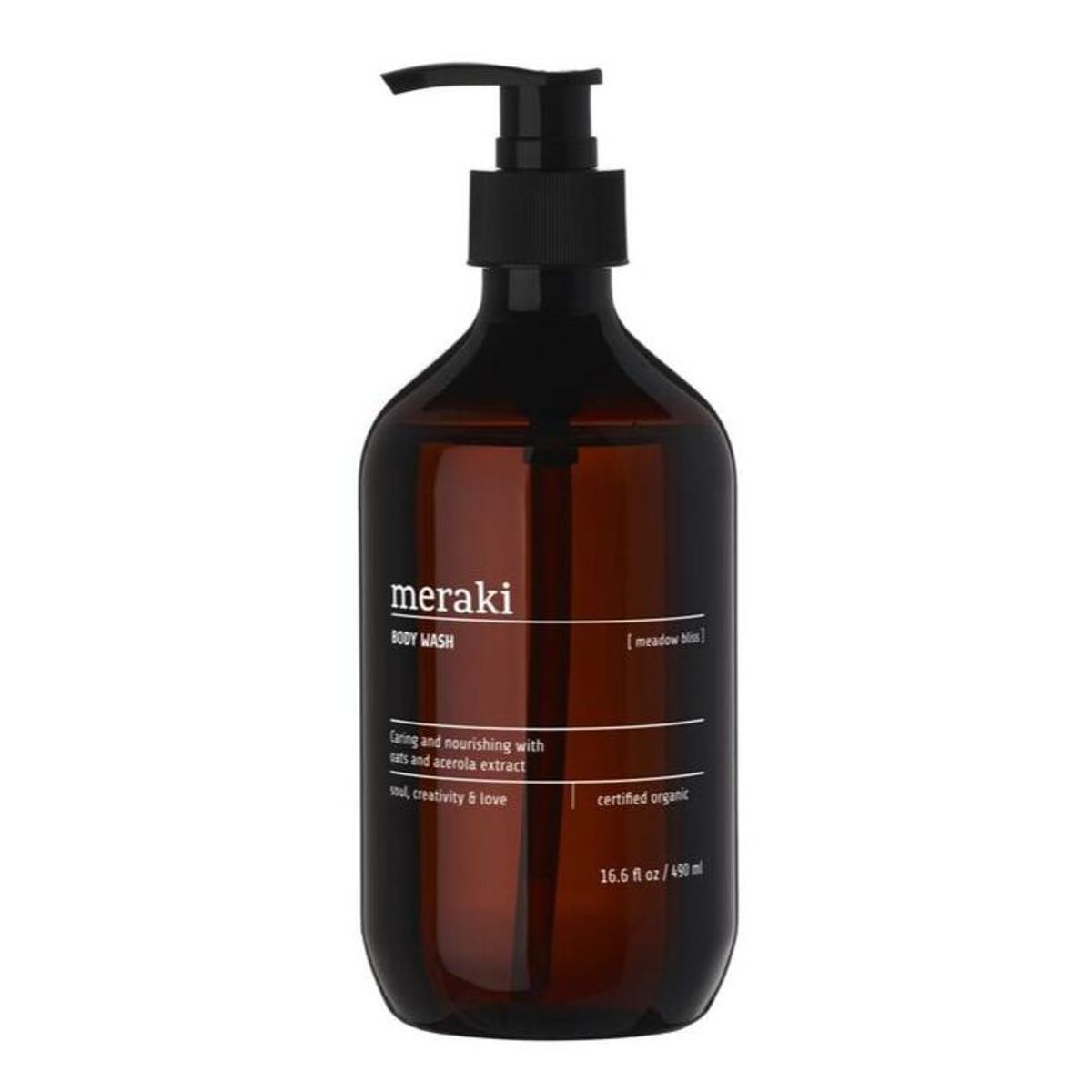 Meraki Body Wash, Meadow Bliss, 490ml.