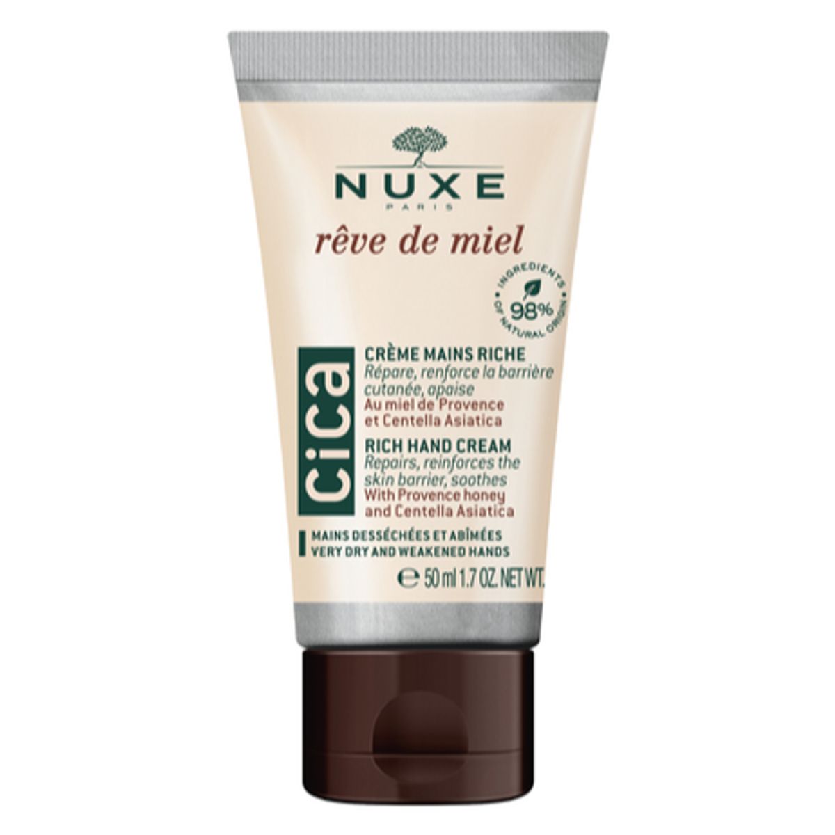 NUXE Reve de Miel CICA Rich Hand Cream, 50ml.