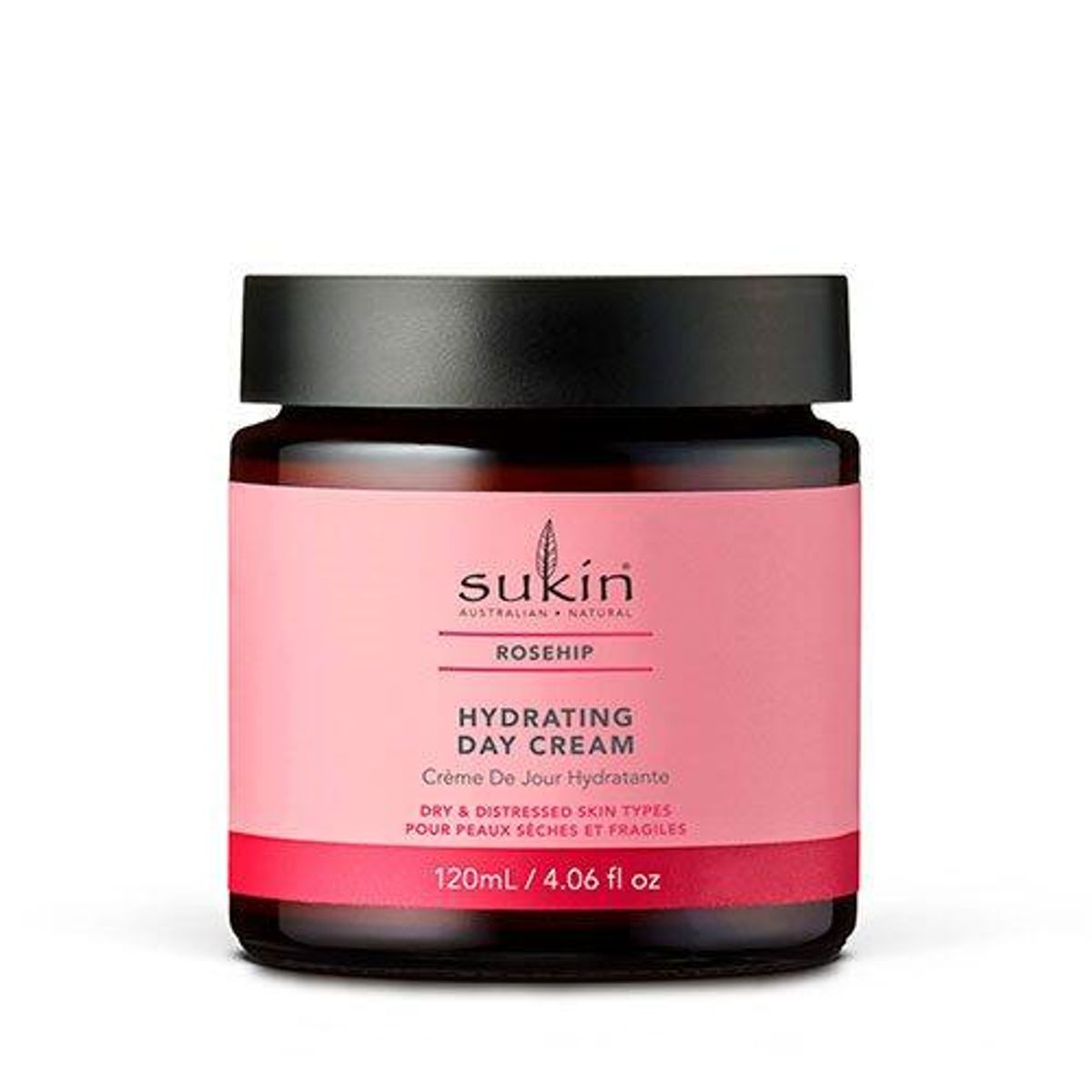 Sukin Day Cream Hydrating Rosehip, 120ml.