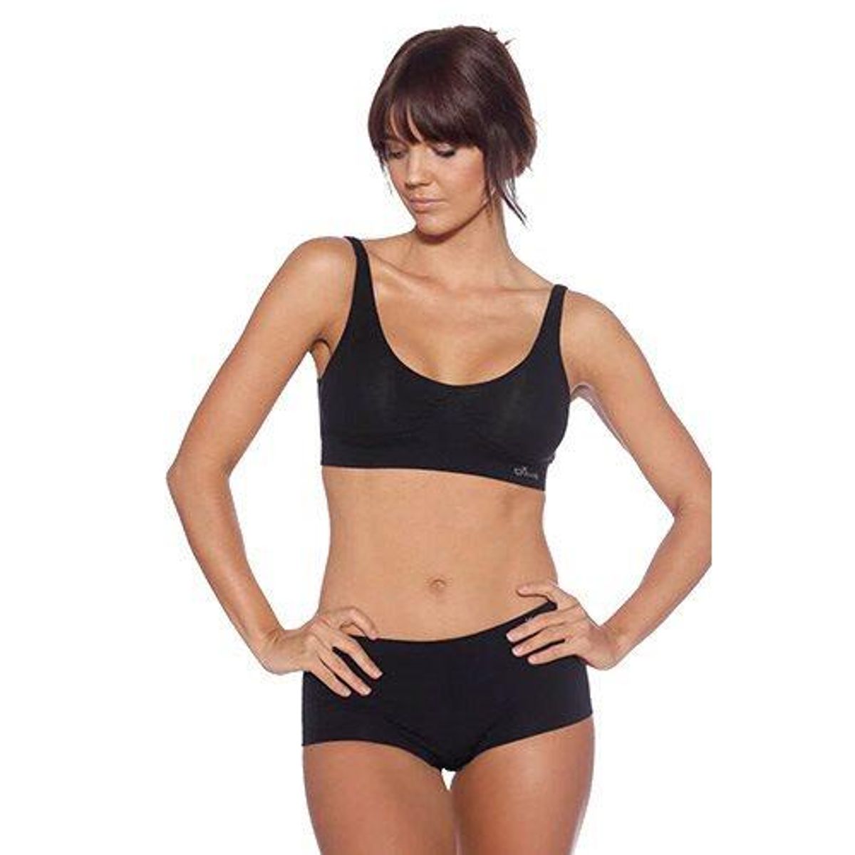 Boody Shaper Crop Bra sort str. XL