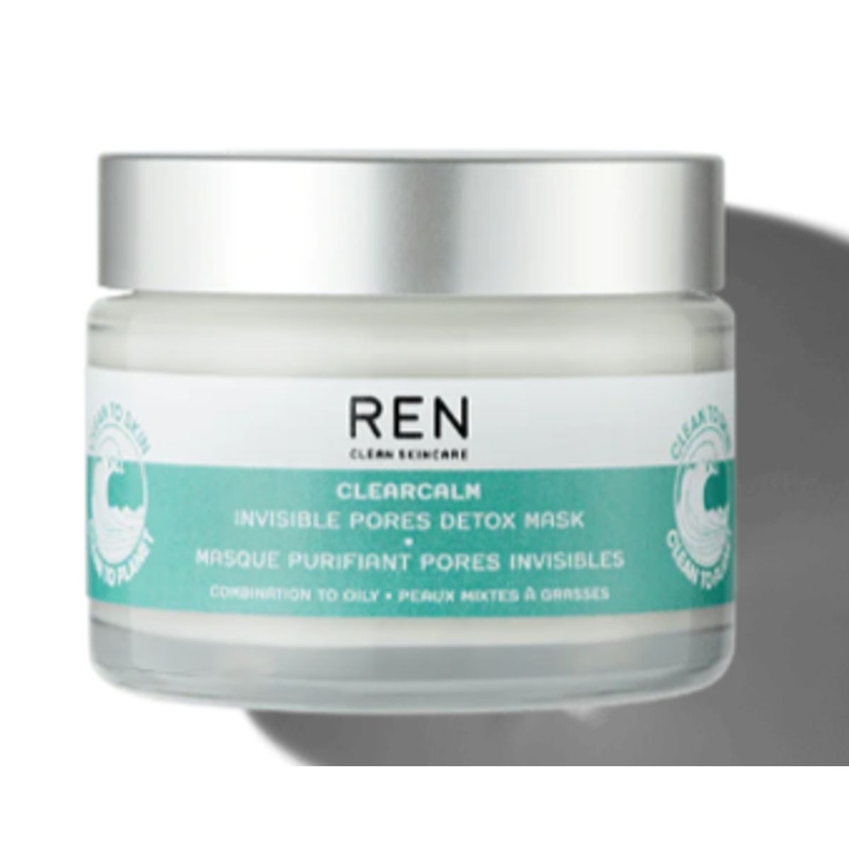 REN Clean Skincare Clearcalm Invisible Pores Detox Mask, 50ml.