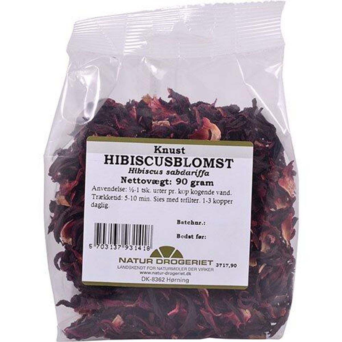 Hibiscusblomst knust, 90g