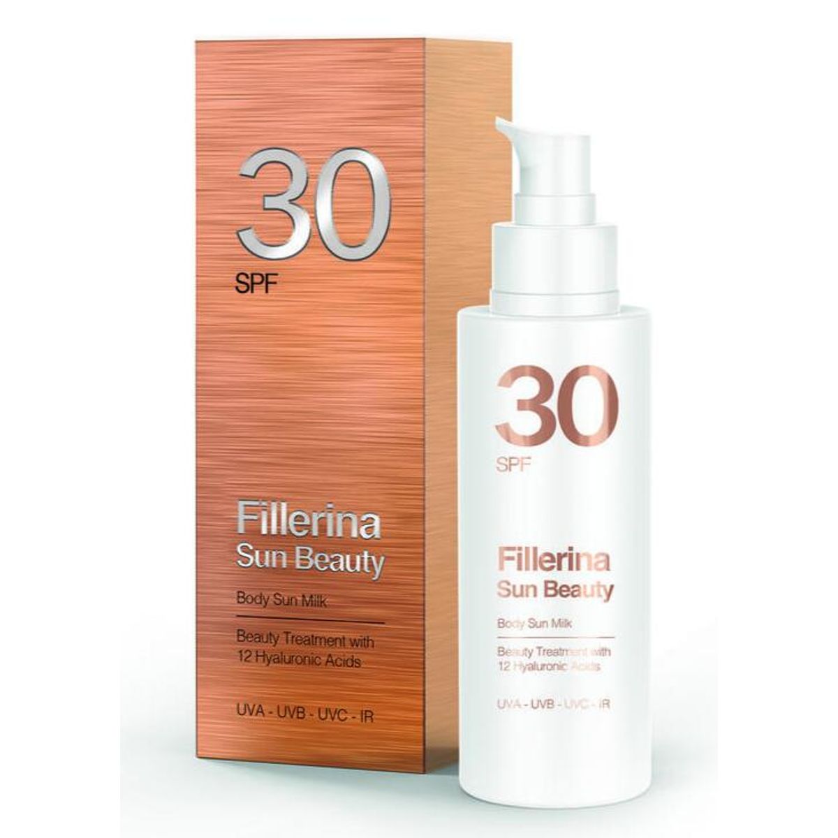 Fillerina Sun Beauty Body Sun Milk, SPF30, 150ml.