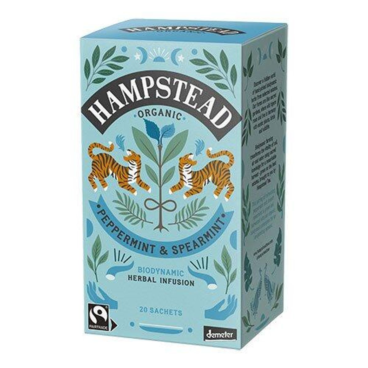 Hampstead Pebermynte & Spearmint te Ø Demeter, 20br