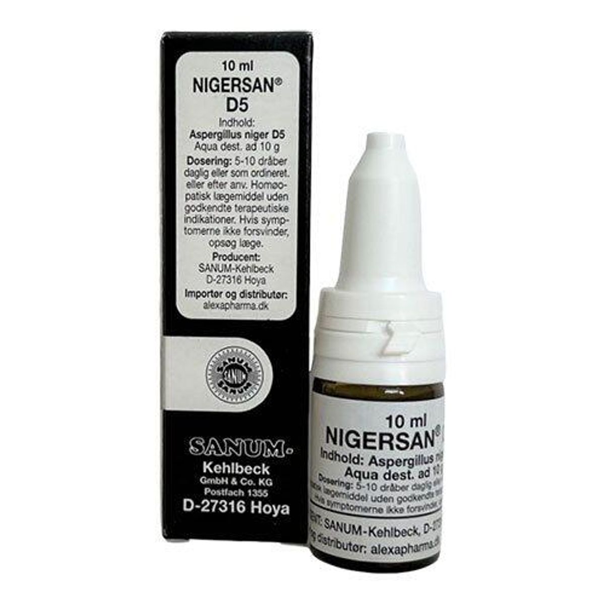 Sanum Kehlbeck Nigersan dråber D5, 10ml