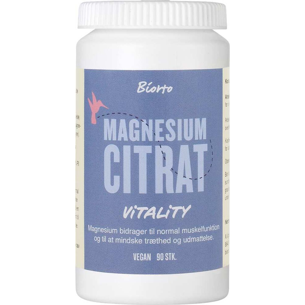 Biorto Magnesium Citrat Vitality, 90kap.