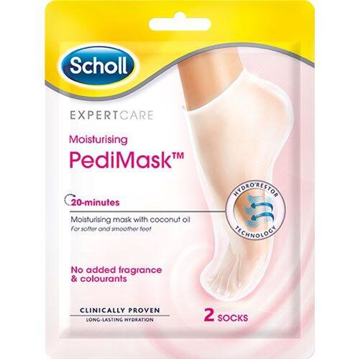 Scholl PediMask no perfume 2 socks