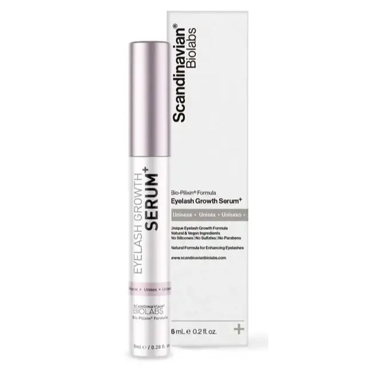 Scandinavian Biolabs Eyelash Growth Serum, 6ml.