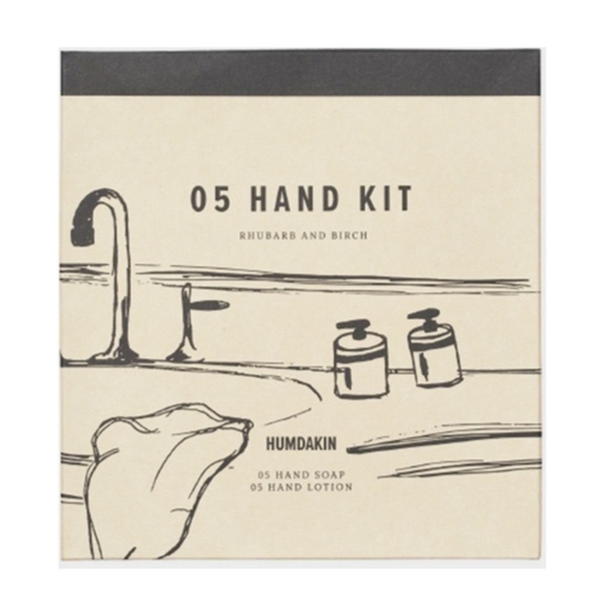 Humdakin Hand Care Kit 05 Rabarber & Birk, 2x300ml.