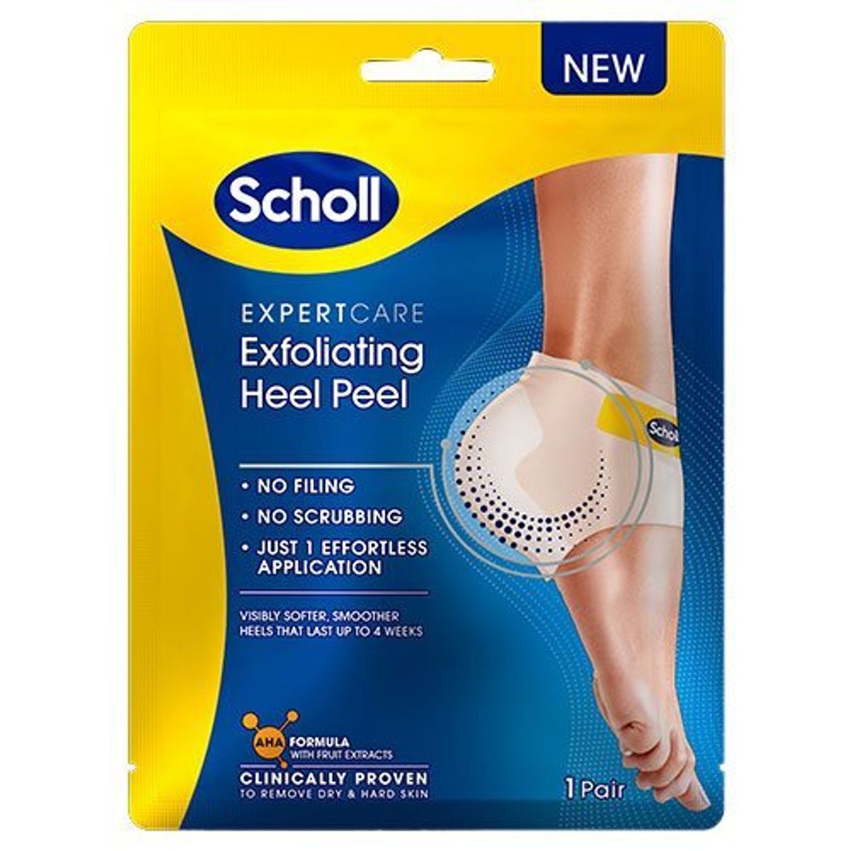 Scholl Exfoliating Heel Mask 1 par