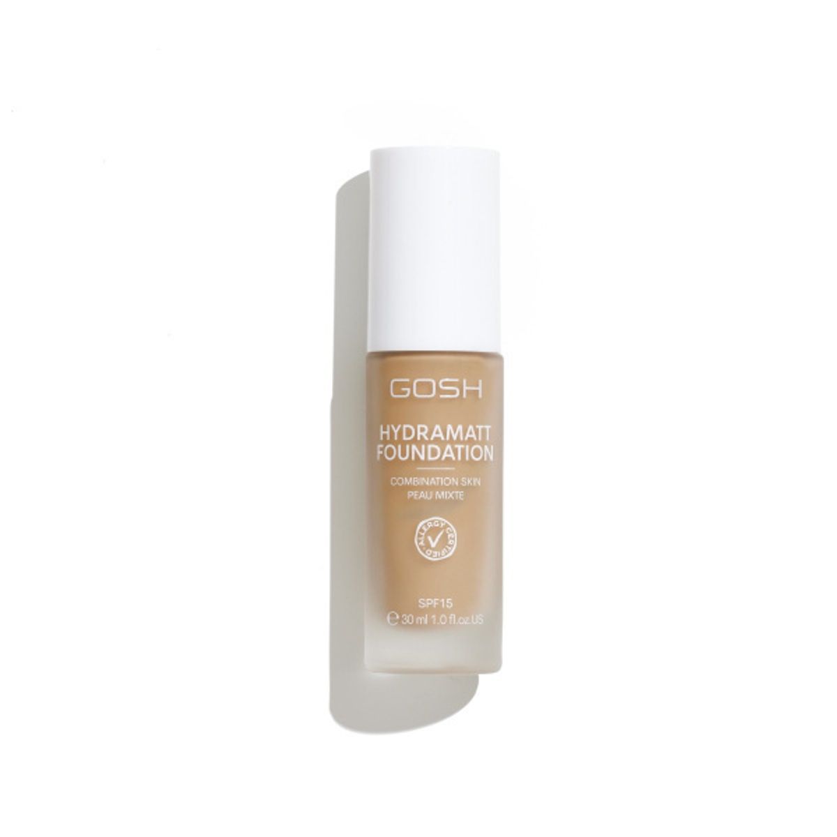 GOSH Hydramatt Foundation Light Dark - Yellow/Cold Undertone, 30ml