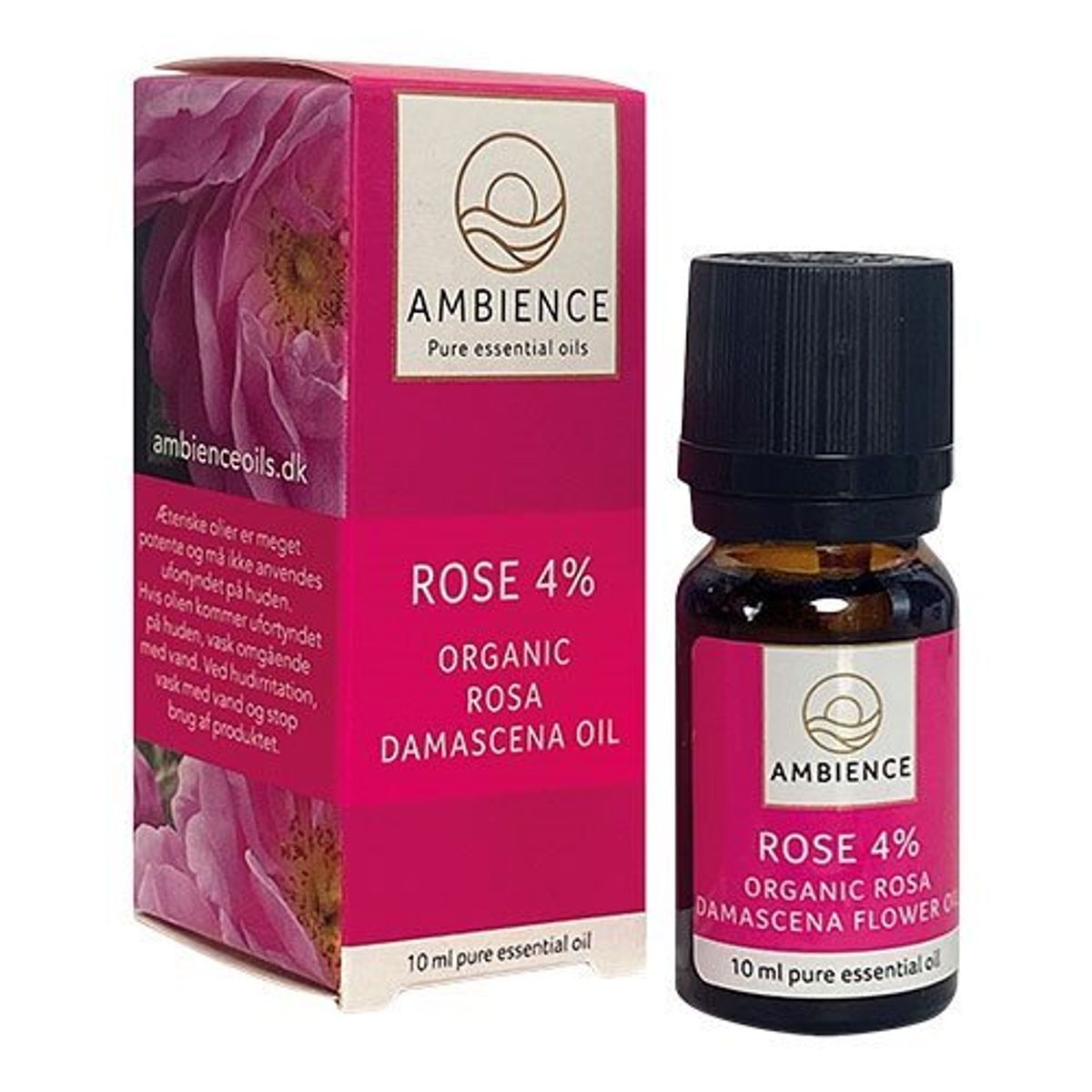 Ambience Rose olie 4% ØKO, 10ml