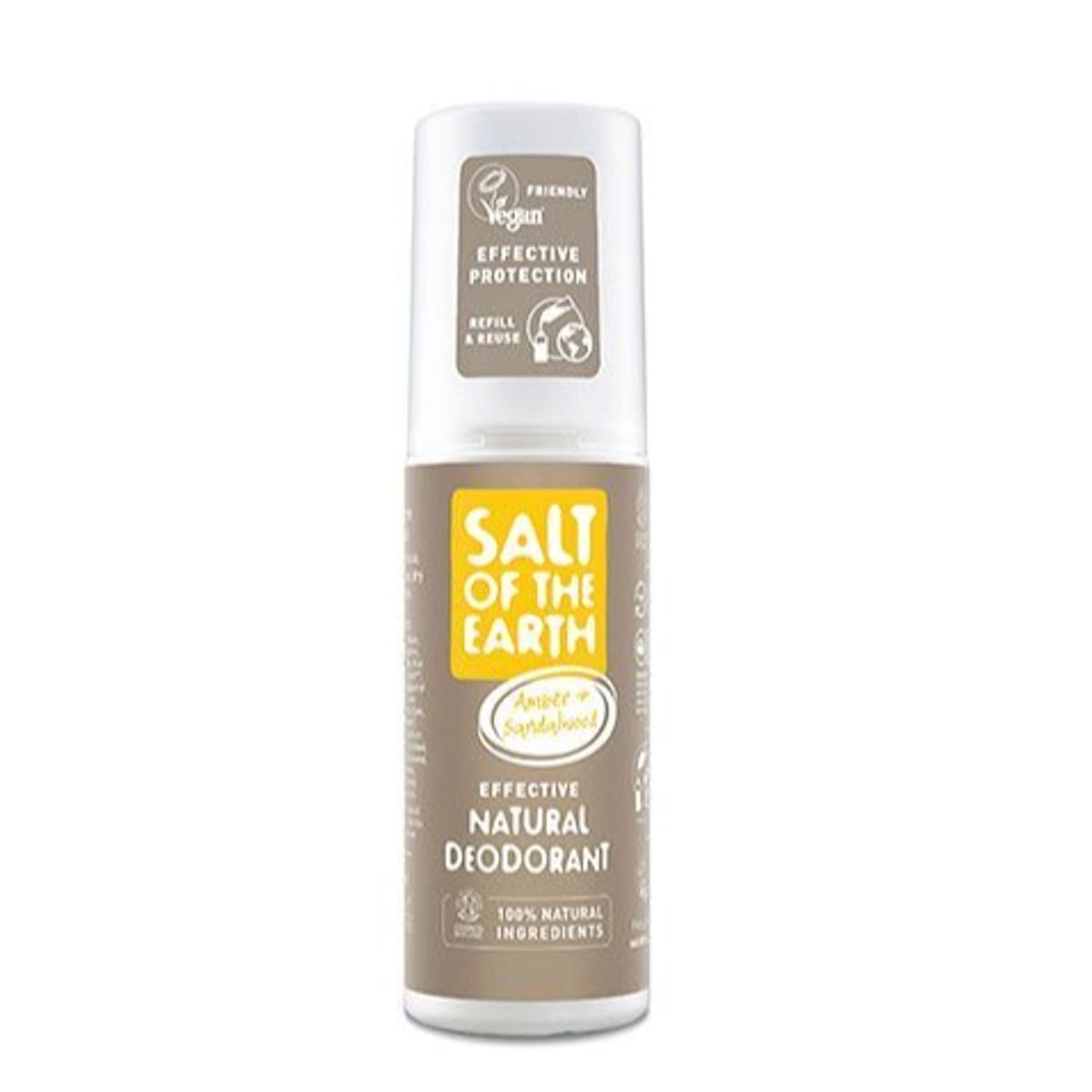 Salt of the Earth Deo Spray Amber & Sandalwood, 100ml