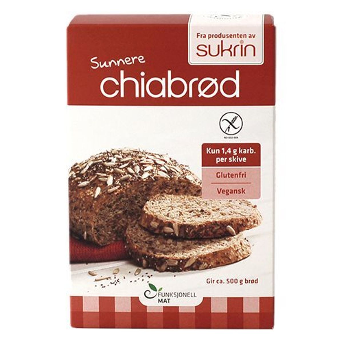 Chiabrød glutenfri, 250g