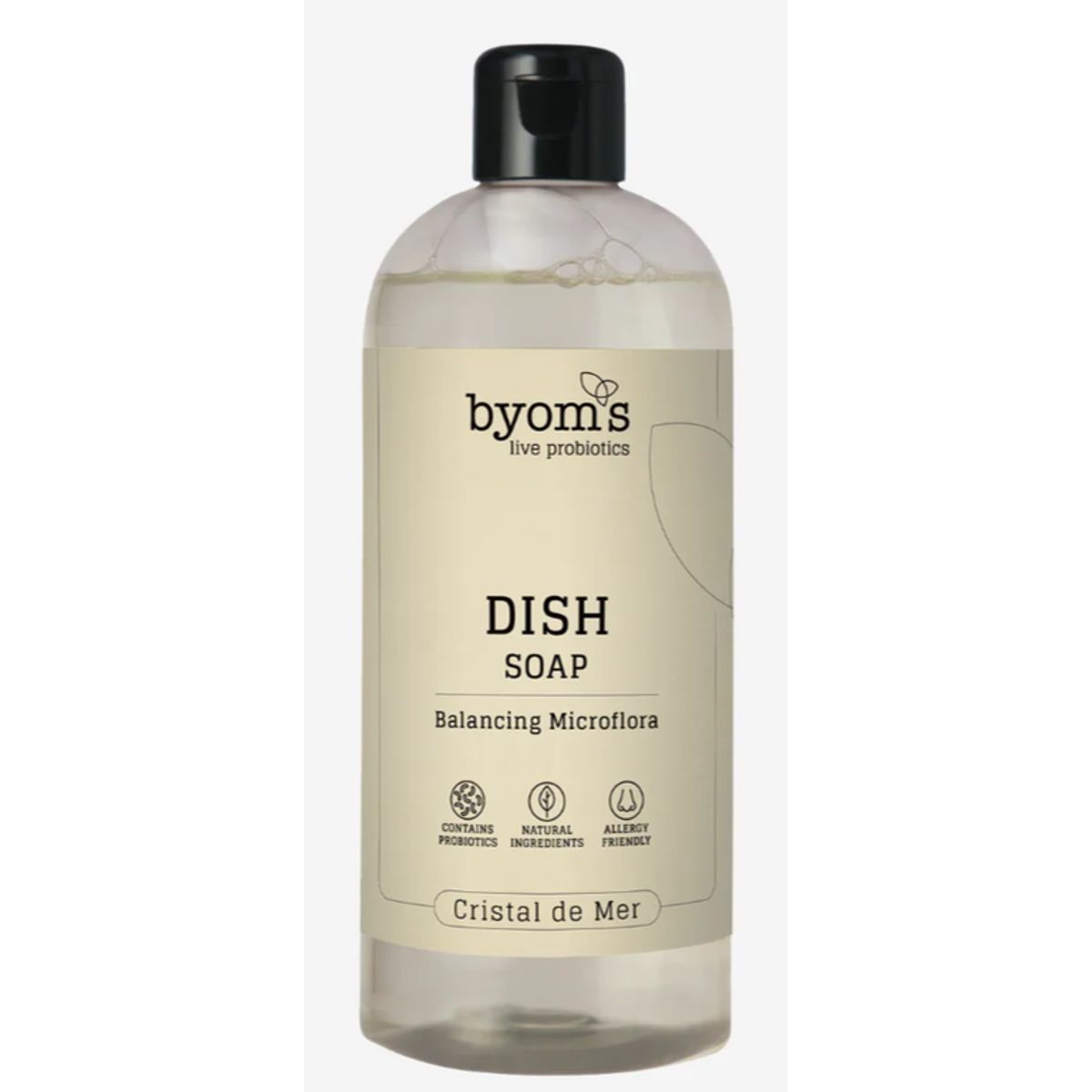 Byoms Probiotic Dish Soap, Cristal de Mer, 400ml.