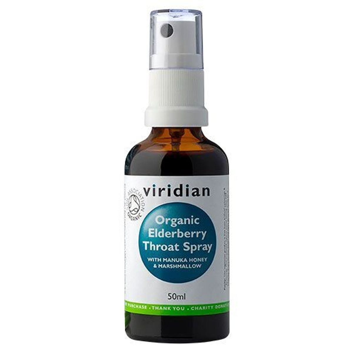 Viridian Elderberry Throat Spray (halsspray) Ø, 50ml