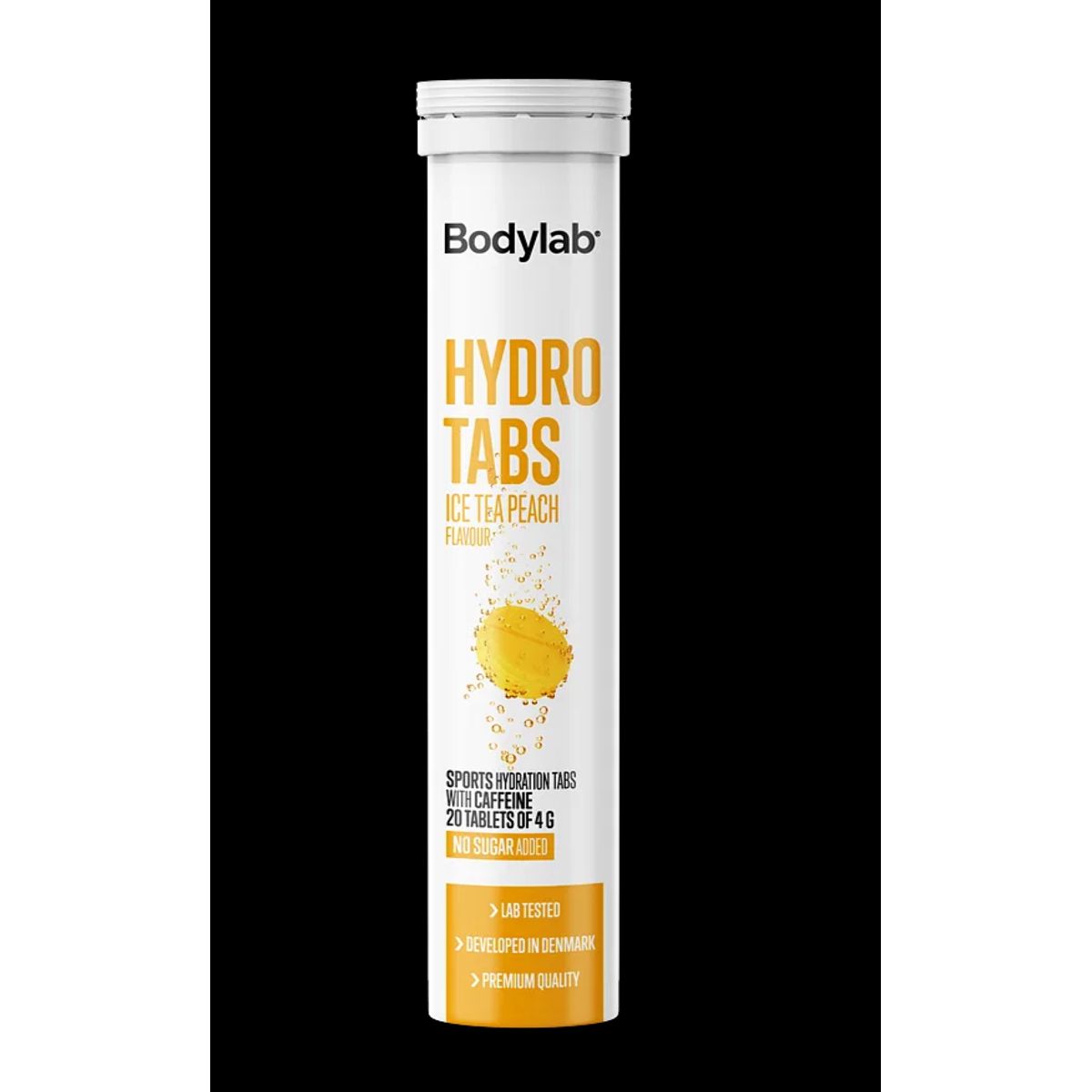 Bodylab Hydro Tabs (1x20 stk) Ice Tea Peach m/koffein