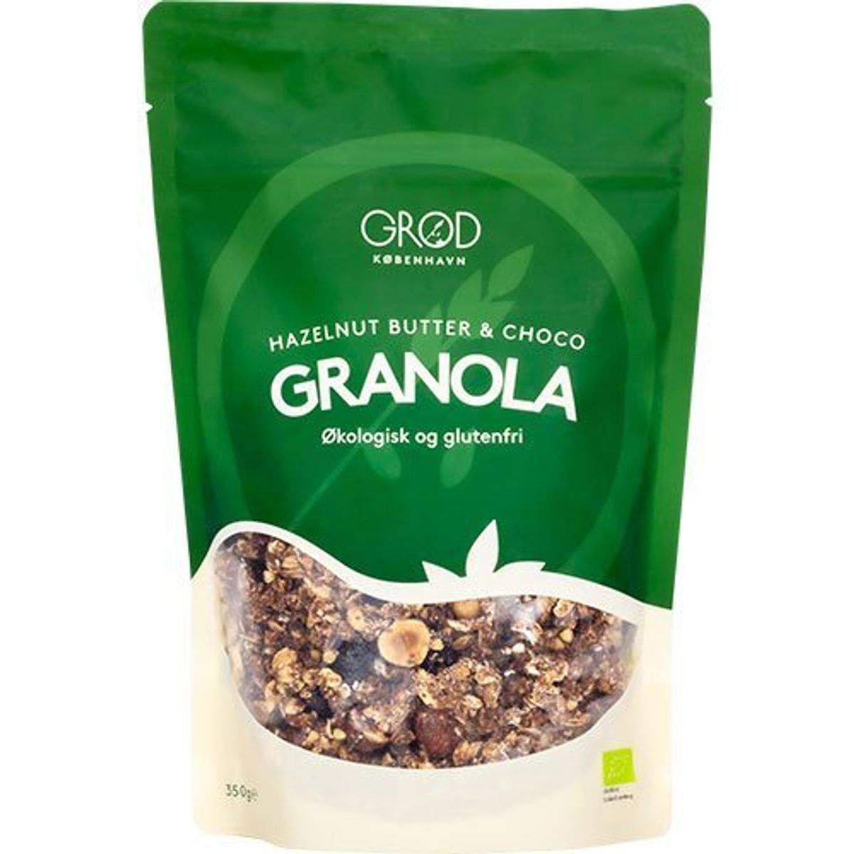 GRØD Hazelnut Butter & Choco Granola Ø, 350g