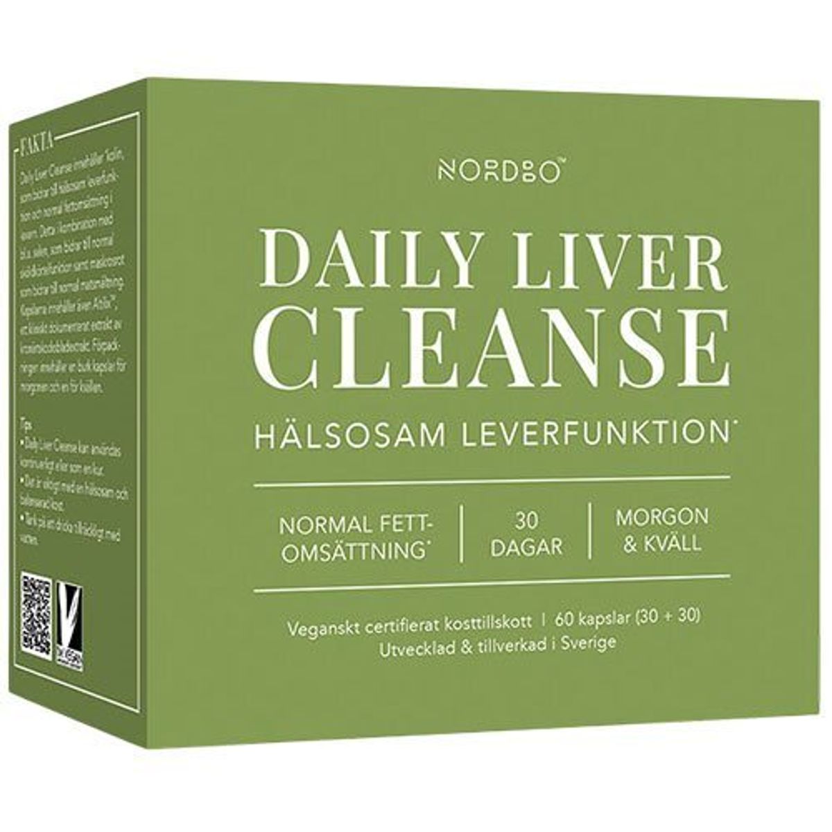 Nordbo Daily Liver Cleanse, 60kap.