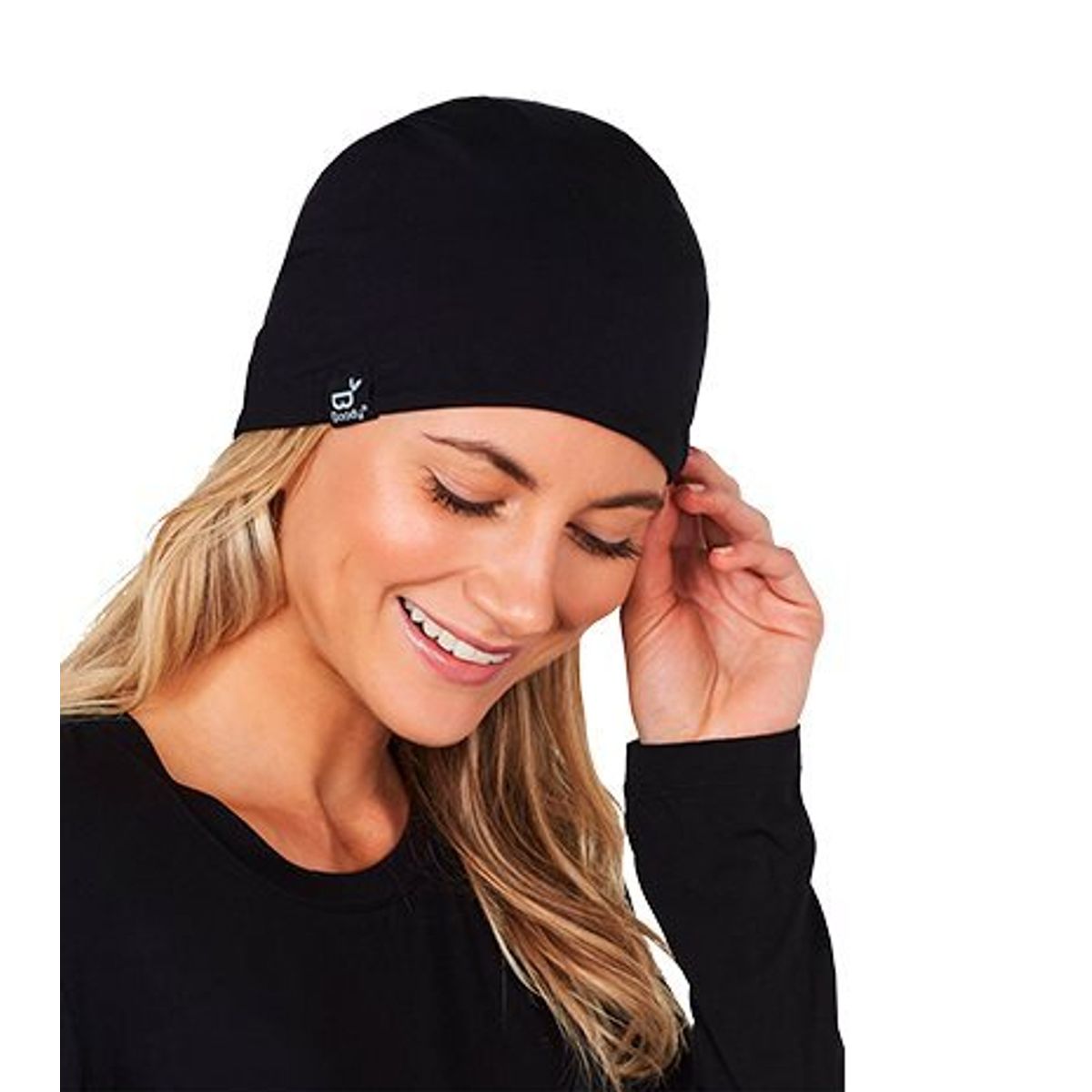 Boody Soft Jersey Beanie sort One-size