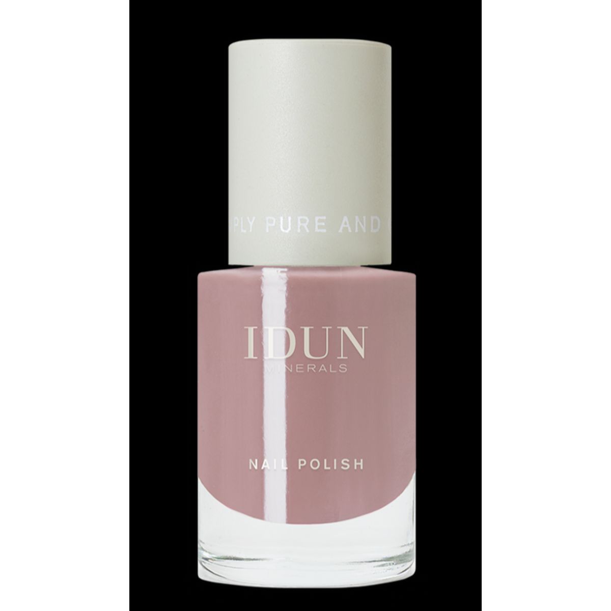 IDUN Minerals Nail Polish Rökkvarts, 11ml.