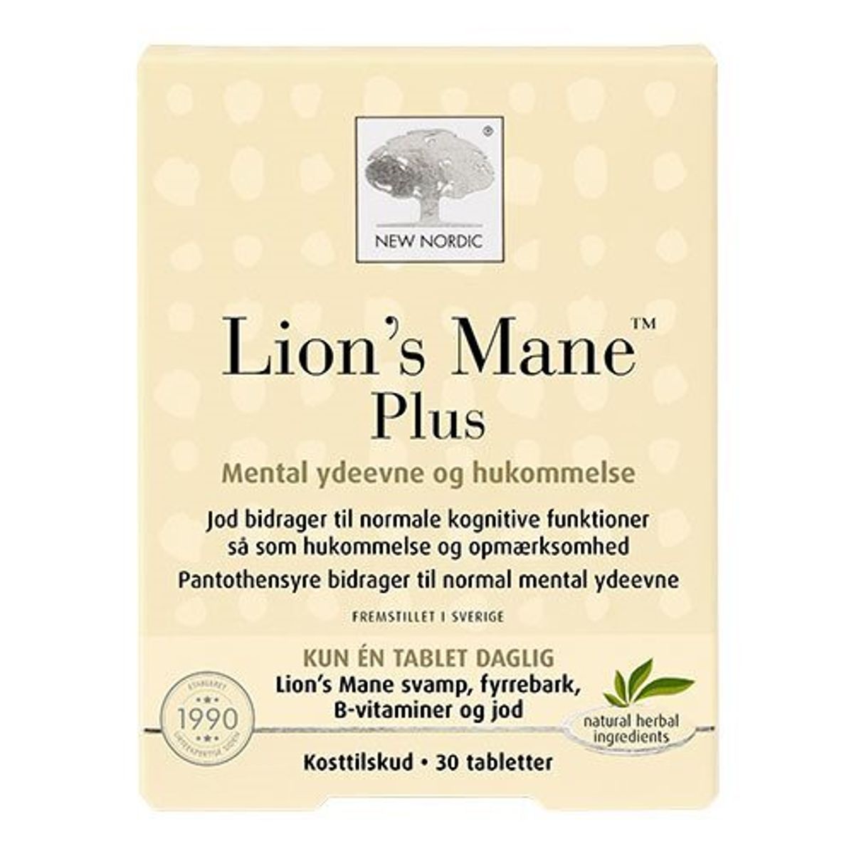 New Nordic Lion´s Mane Plus, 30tab