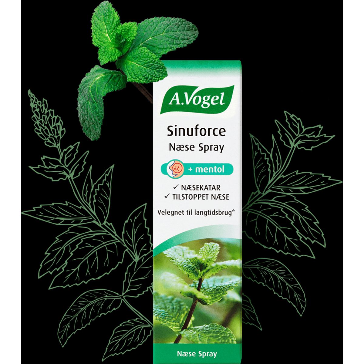 A.Vogel Sinuforce Næse Spray, 20ml.