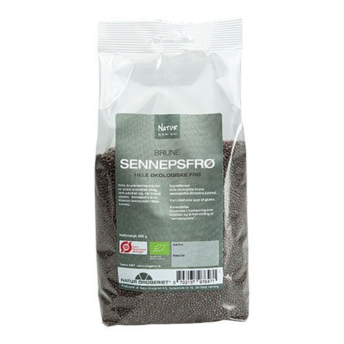 Natur Drogeriet Brune Sennepsfrø Ø, 500g