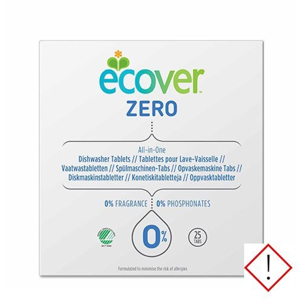 Ecover opvasketabs All-in-One Zero, 500g