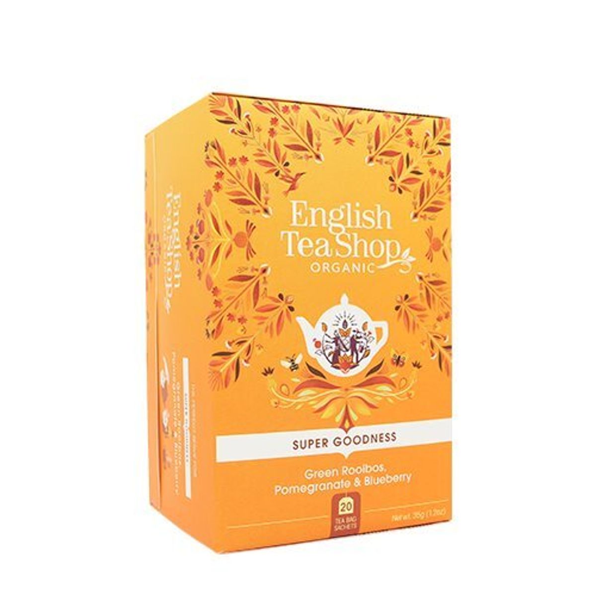 English Tea Shop Green te Ø Rooibos, Pomegranate & Blueberry, 20br