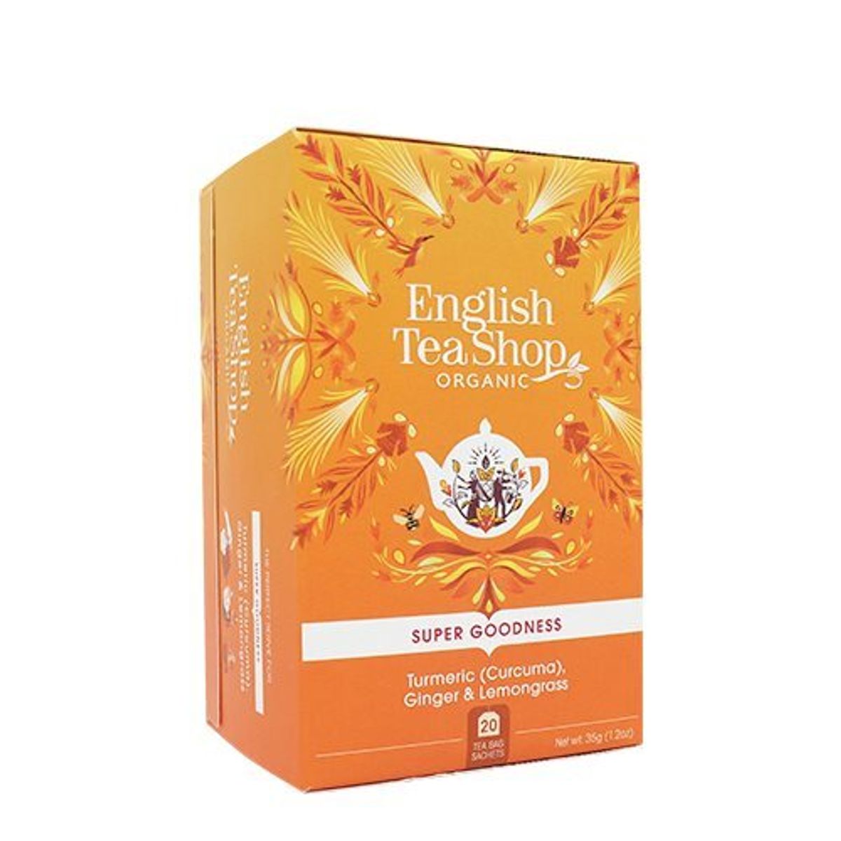 English Tea Shop Turmeric, Ginger & Lemongrass te Ø, 20br