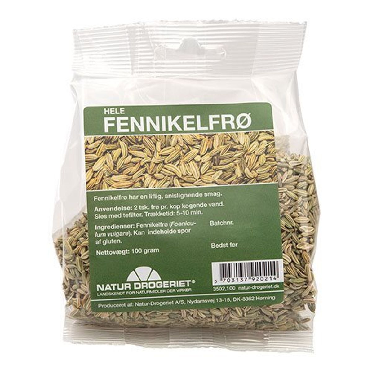 Natur-Drogeriet Fennikel hel, 100g