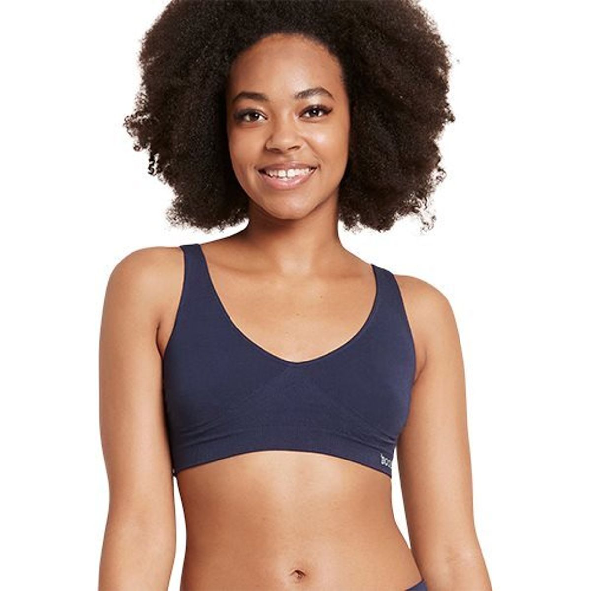 Boody Shaper Crop Bra Navy str. L