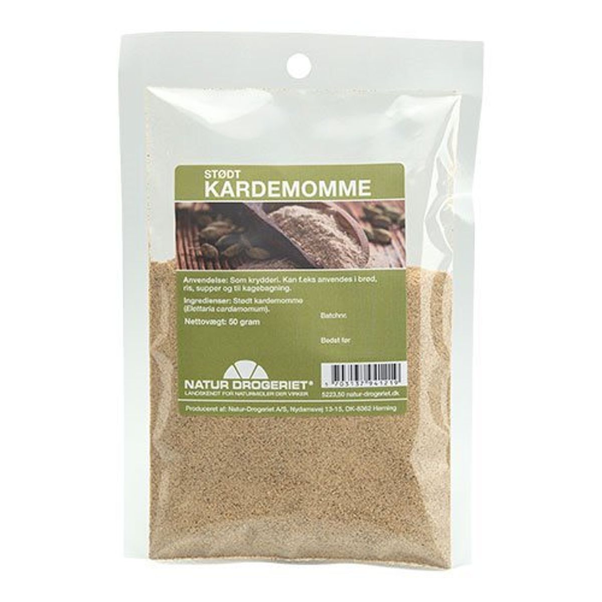 Natur-Drogeriet Kardemomme stødt, 50g