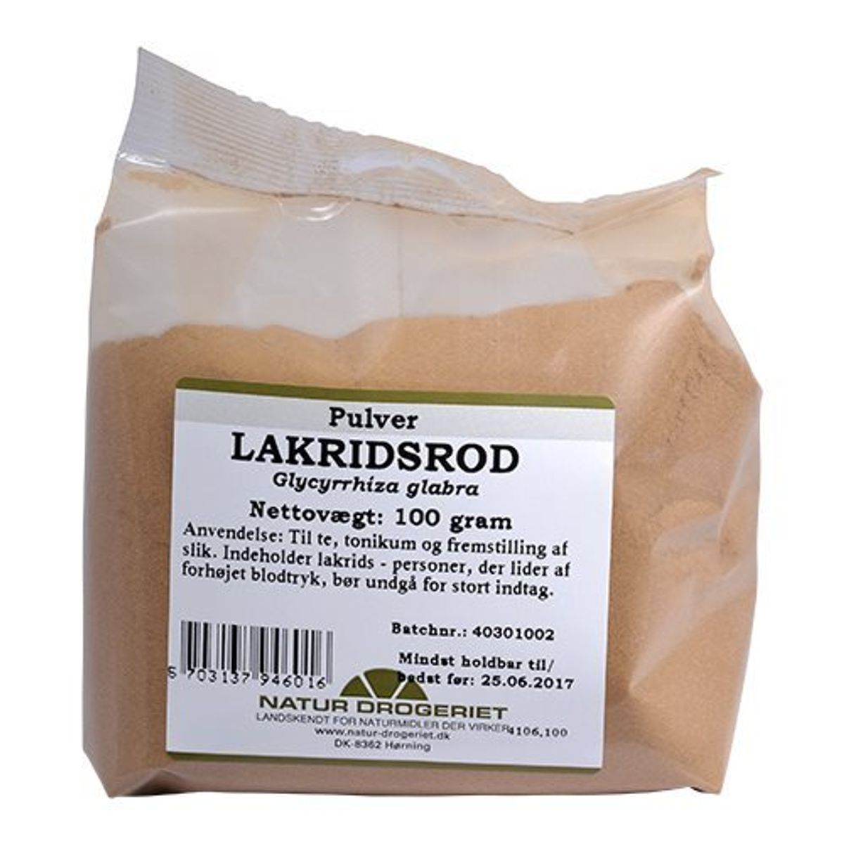 Natur-Drogeriet Lakridsrodspulver, 100g