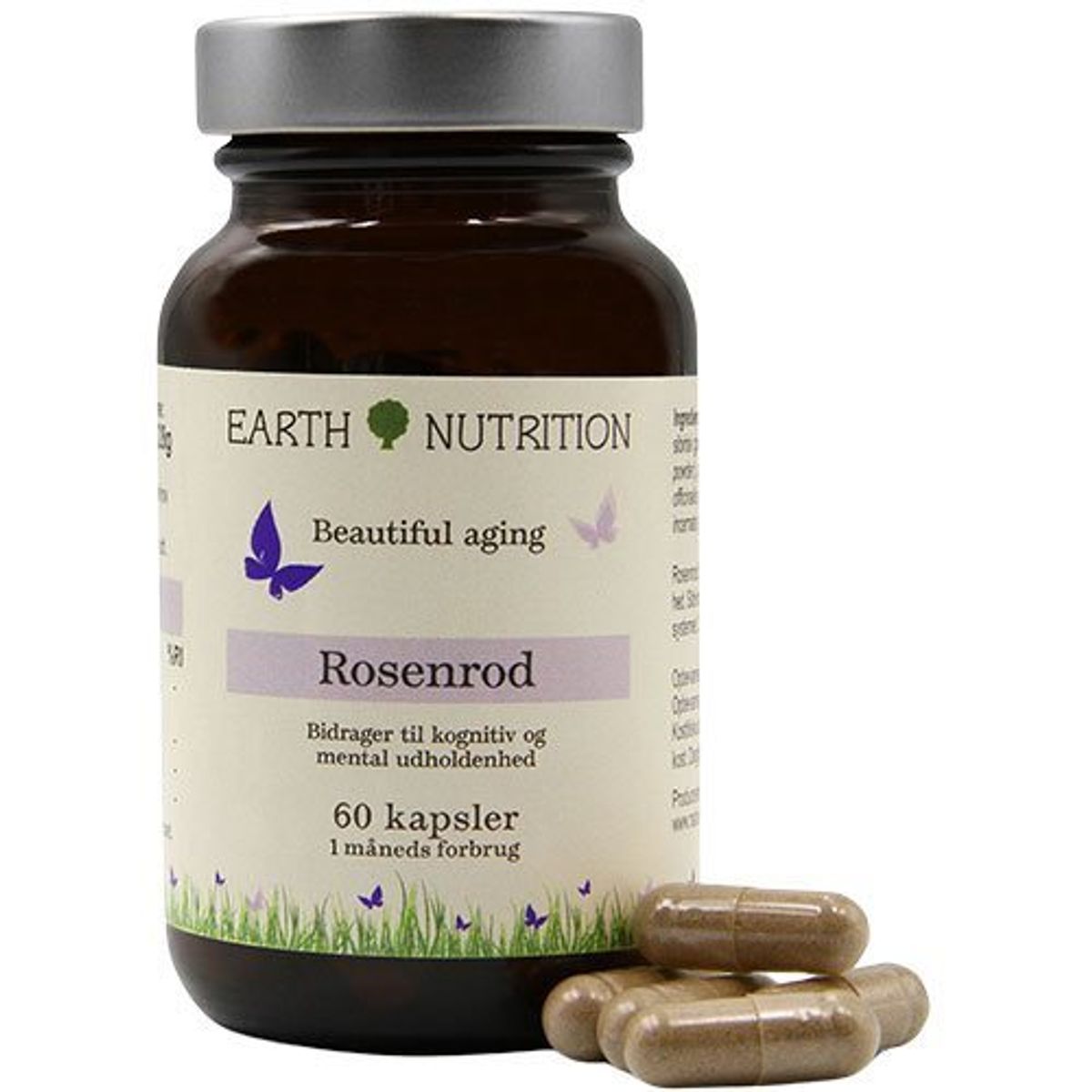 Earth Nutrition Rosenrod - Beautiful aging, 60kap